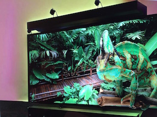 3d Videowand 3m hoch / 6 m lang